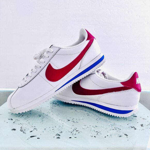 new nike mens women cortez basic 2019  Varsity Red, White & Blue … - Picture 2 of 11
